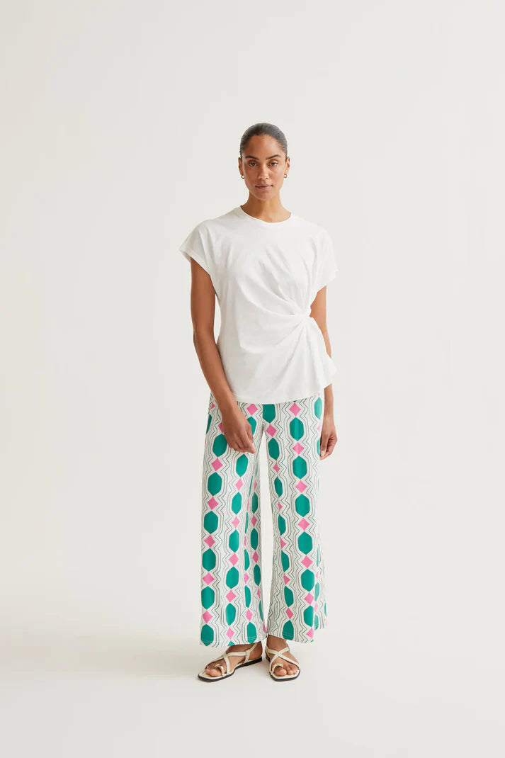 Draped Knotted Tee