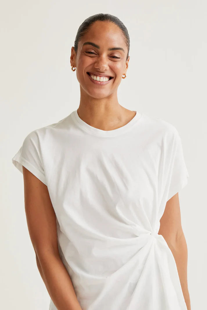 Draped Knotted Tee