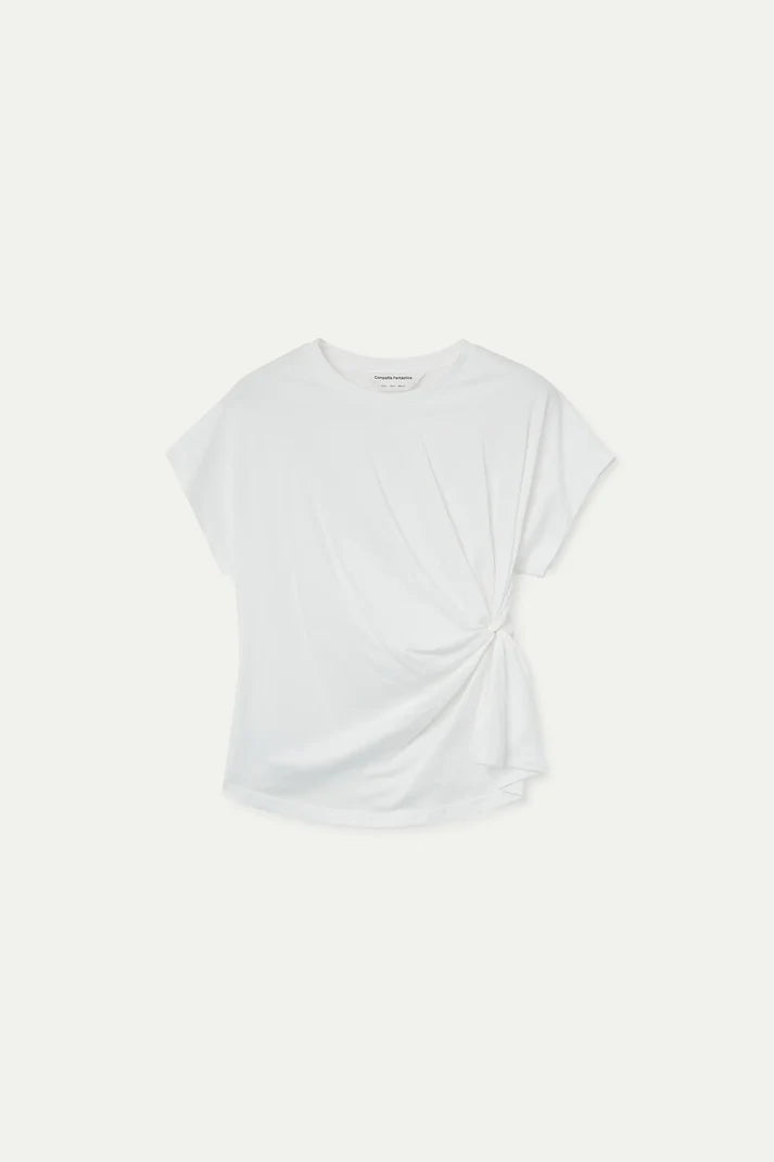 Draped Knotted Tee
