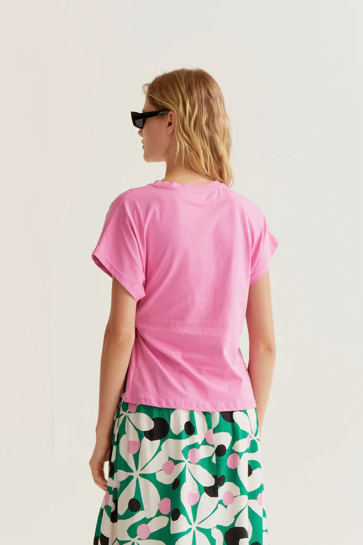 Draped Knotted Tee