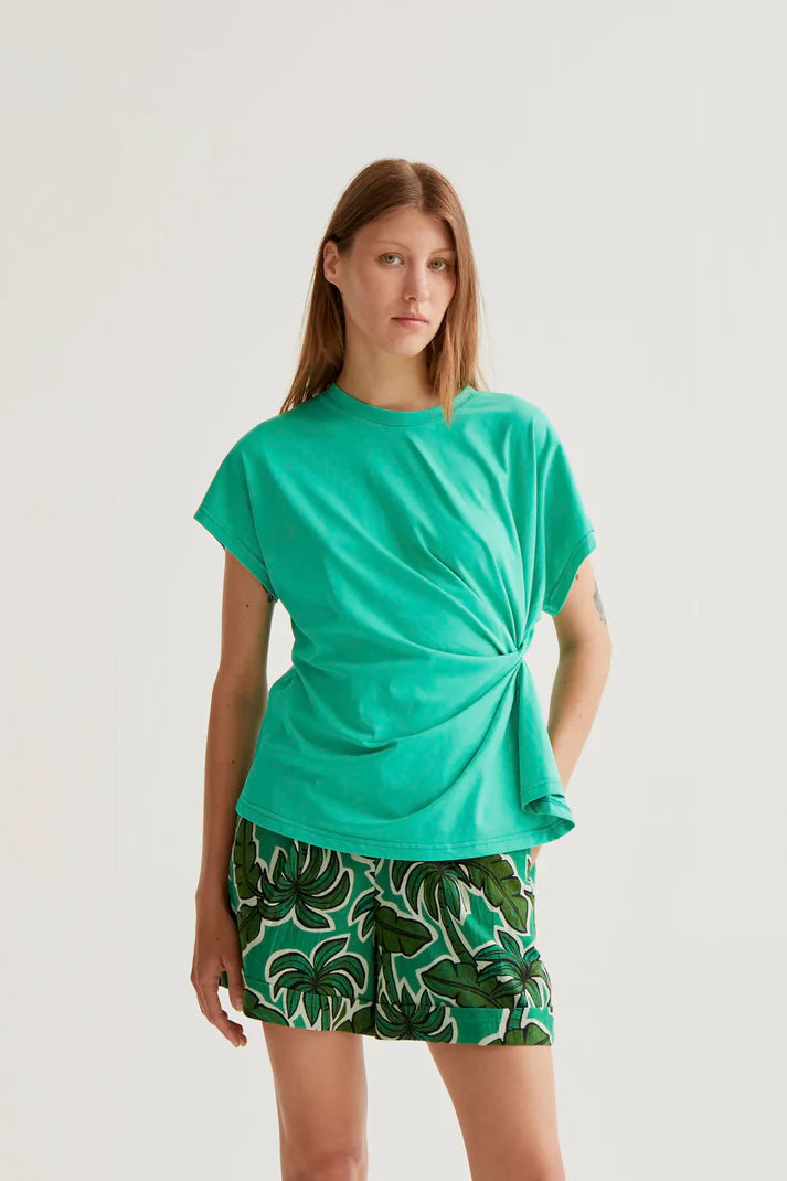 Draped Knotted Tee
