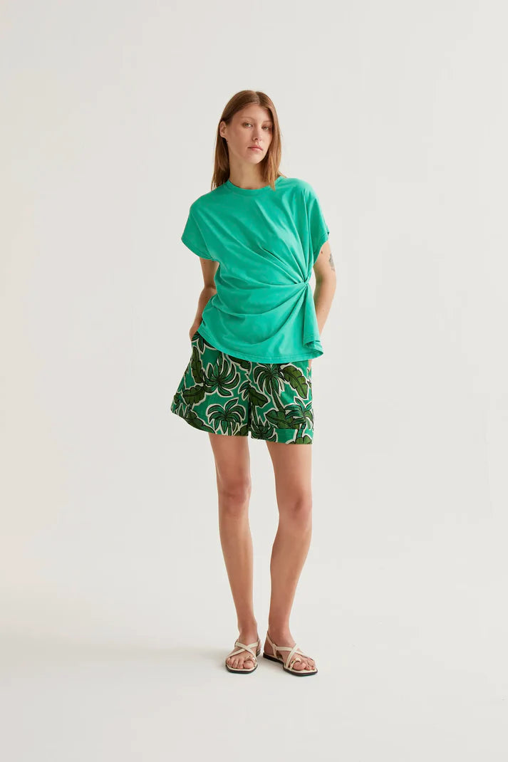 Draped Knotted Tee