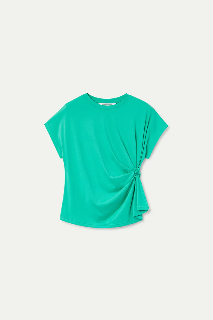 Draped Knotted Tee