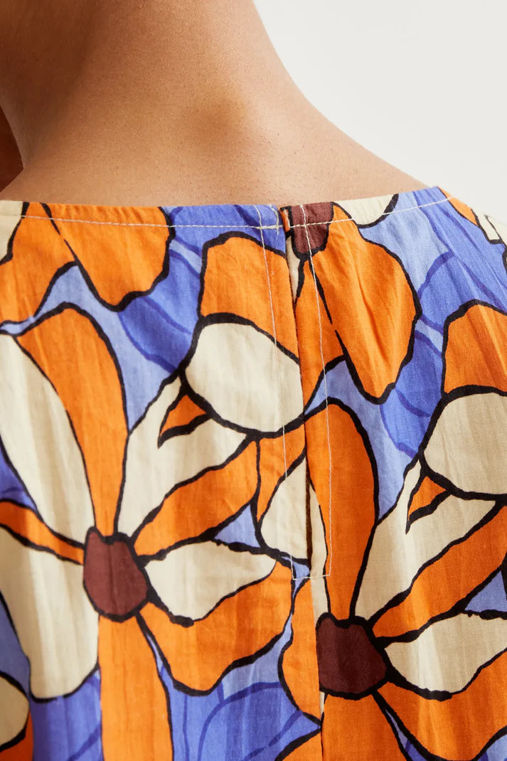 Marigold Flores Short Dress