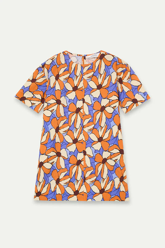 Marigold Flores Short Dress