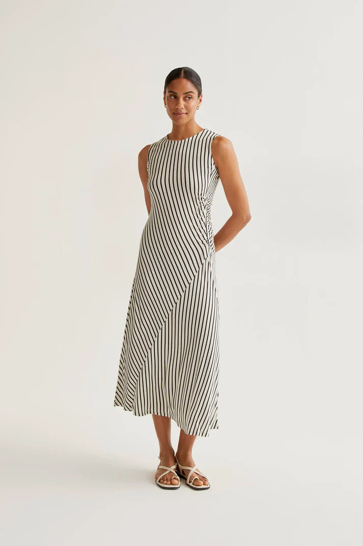 Striped Jersey Tee Dress