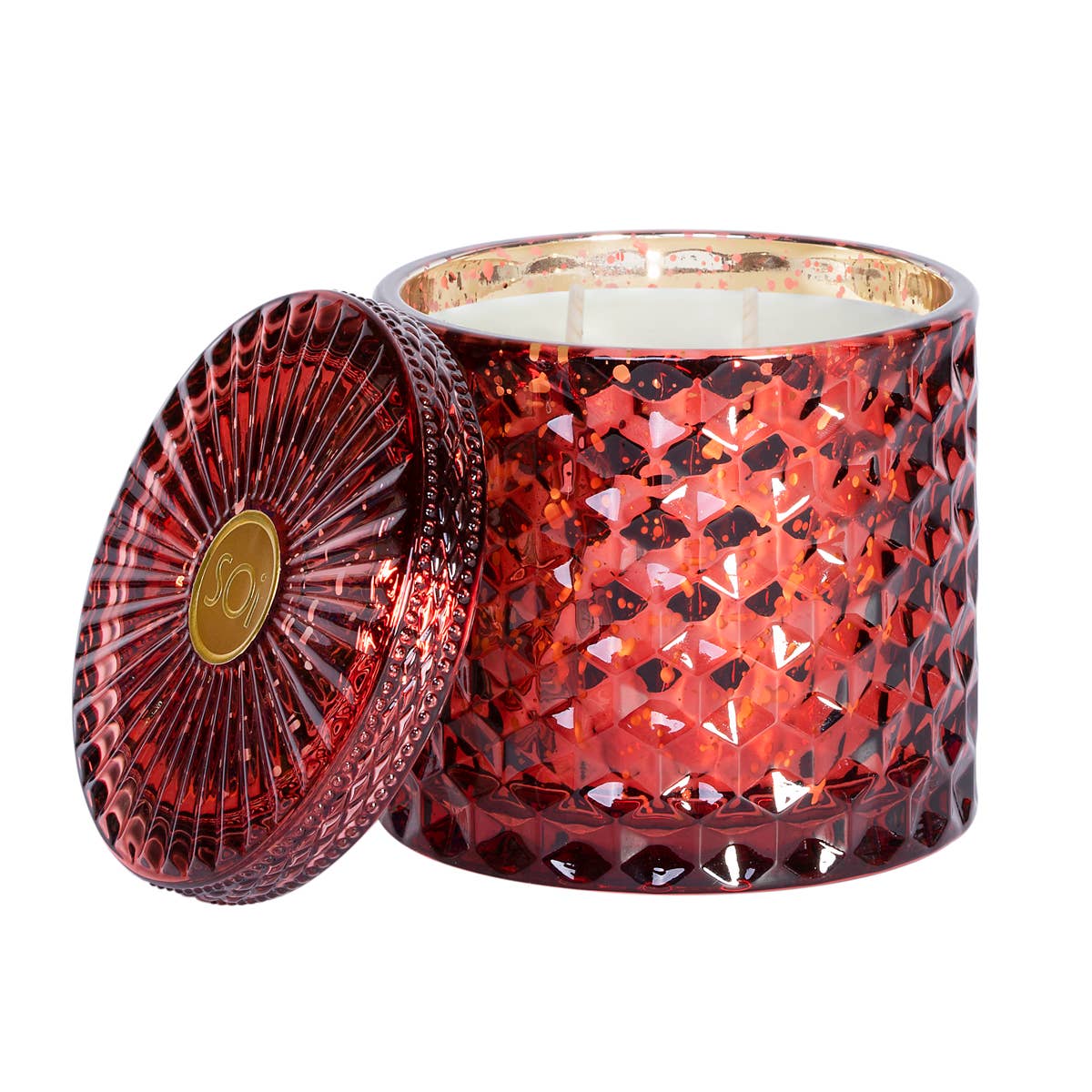 SOi Holiday Spice 15oz Shimmer Candle 2 wick