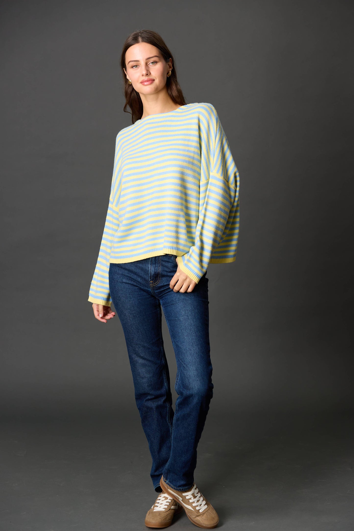 Striped T-Body Sweater