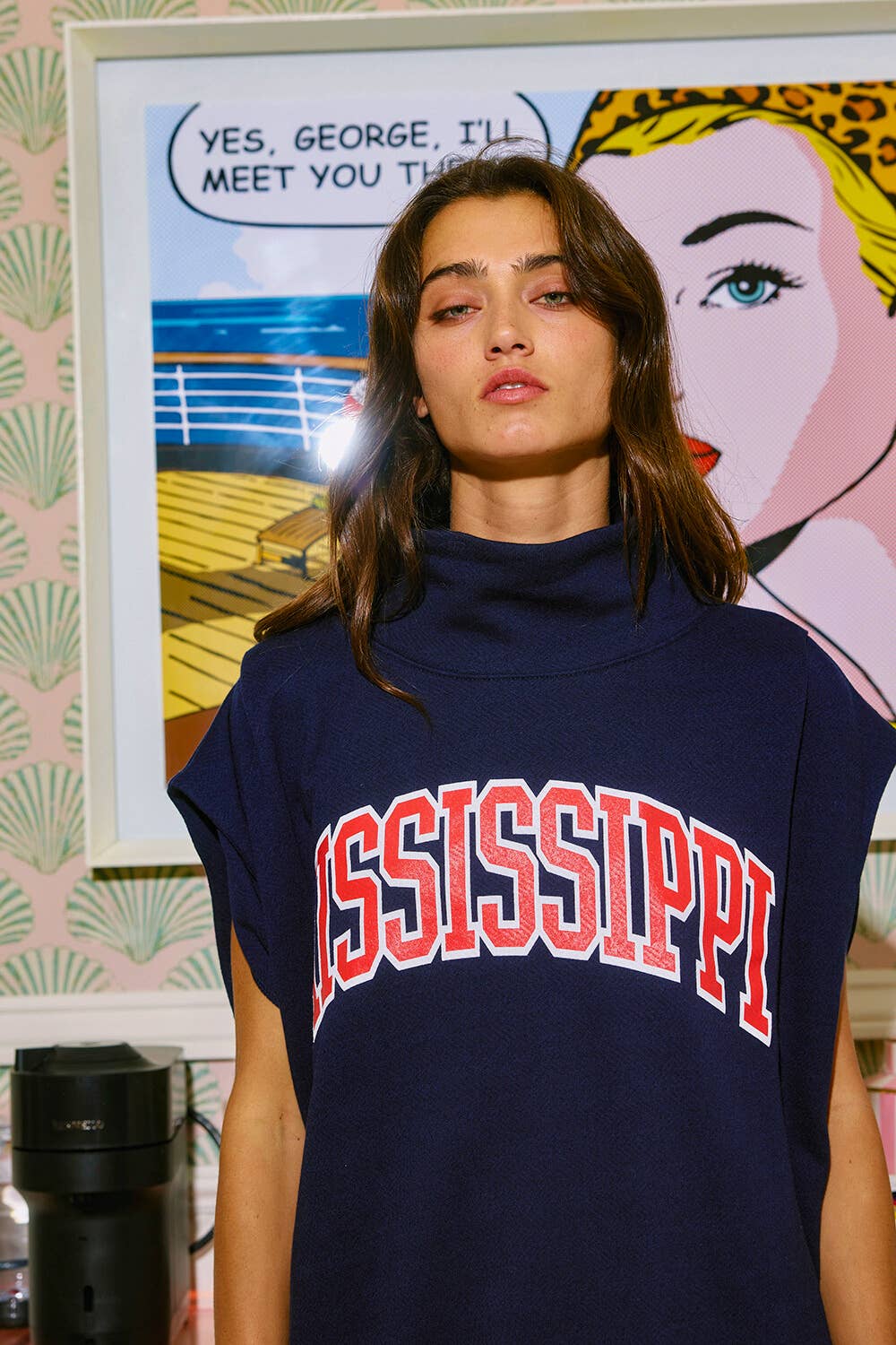 Mississippi Oversized Muscle Capelet