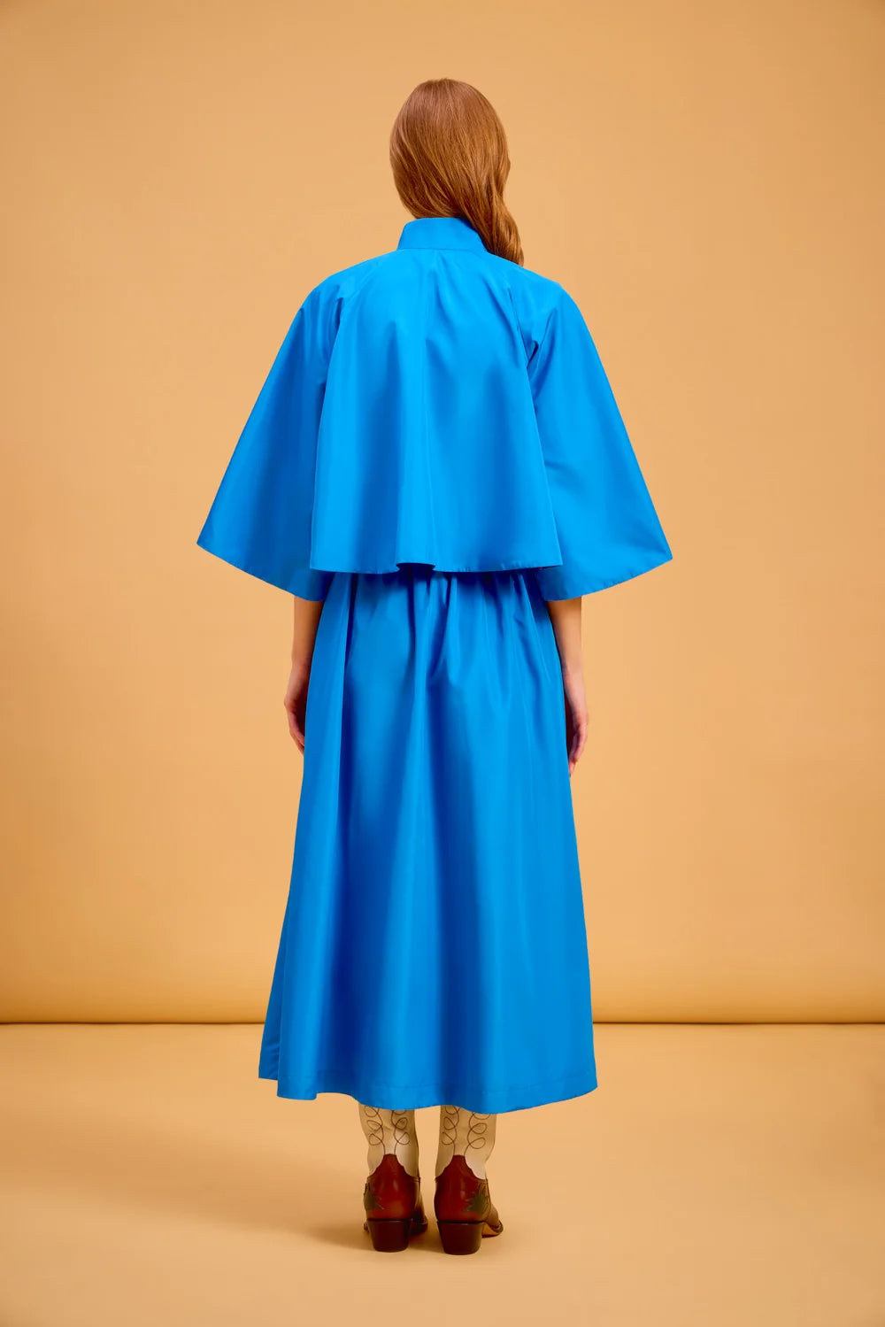 Capelet in True Blue