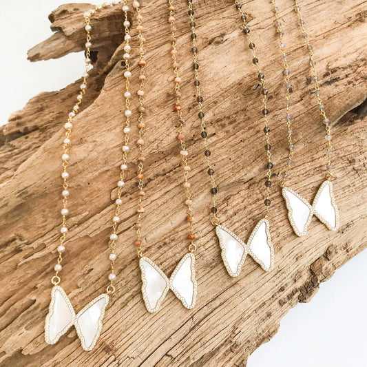 Butterfly on Rosary Chain