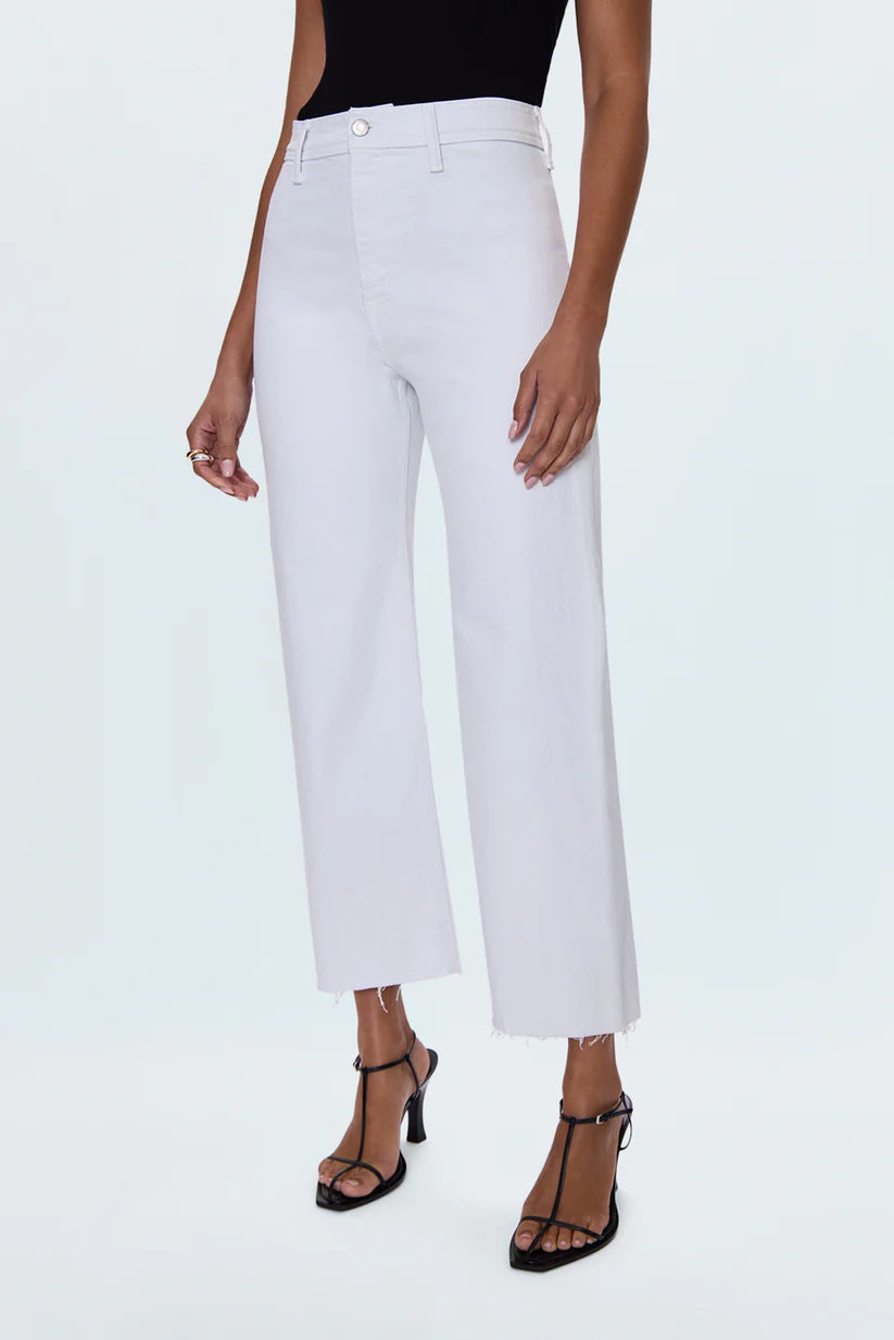 Penny High Rise Wide Leg Jean in Blizard