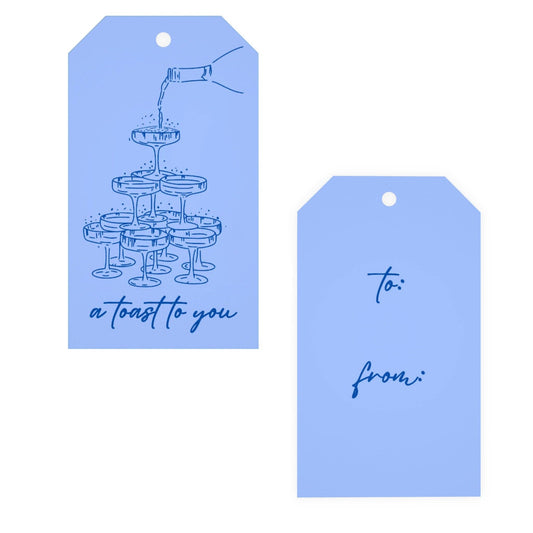 A Toast To You Gift Tag
