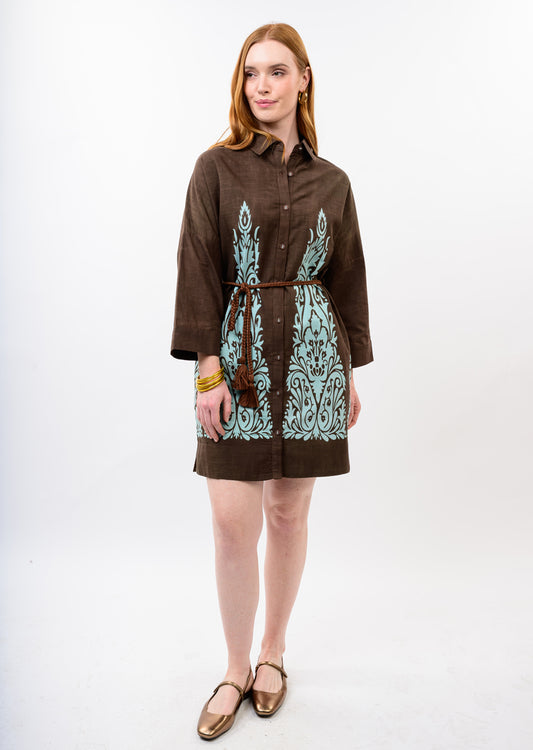 Chestnut Shift Dress