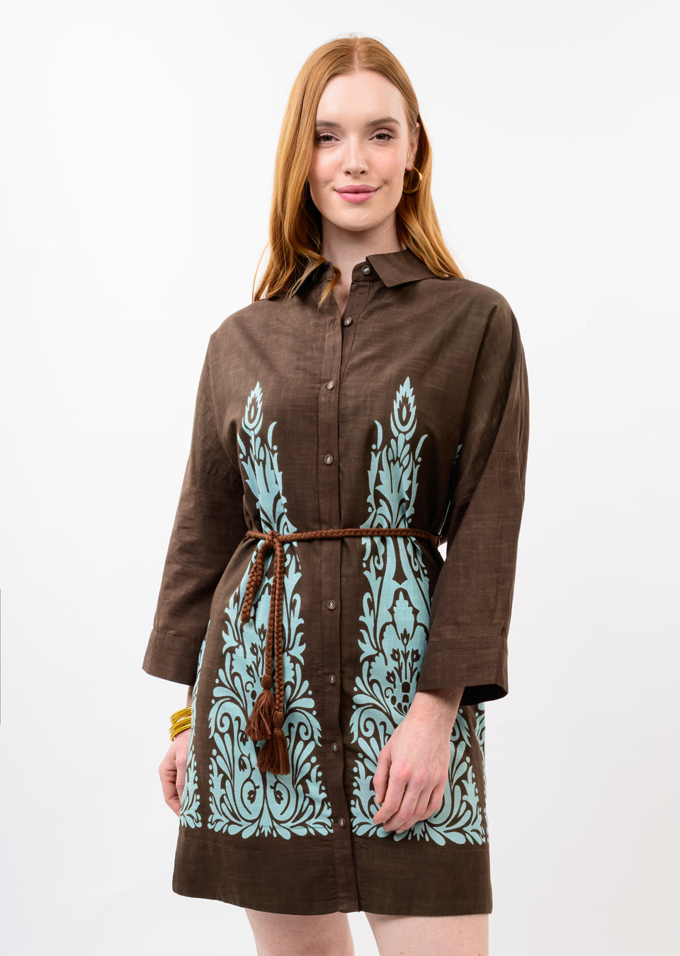 Chestnut Shift Dress