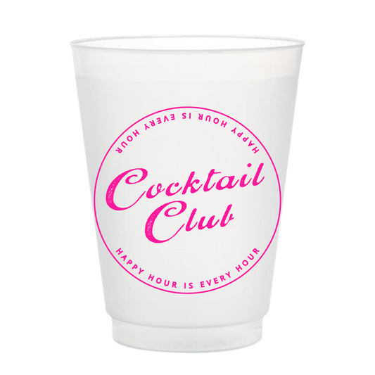 Cocktail Club Frosted Cups