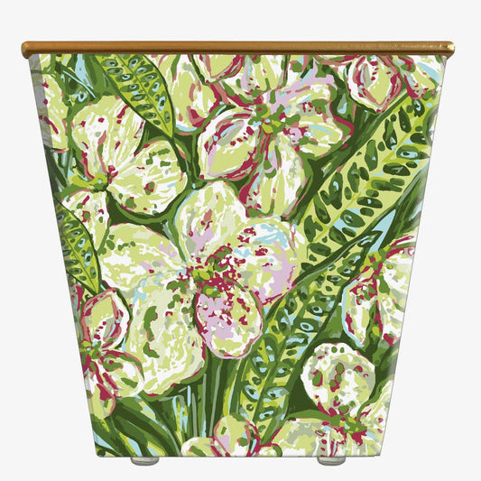 Robin Raymond White Orchid Cachepot Candle