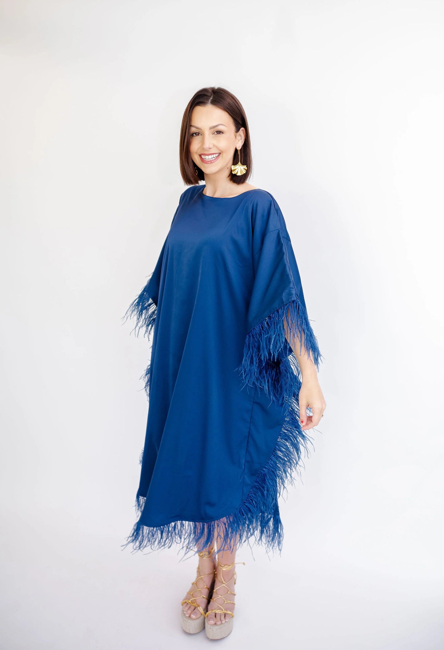 Cosmo Midi Dress in Iris