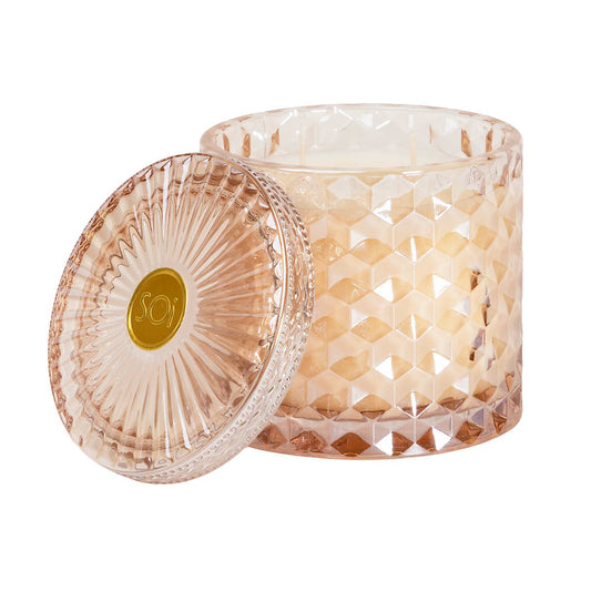 SOi Alluring Amber 15oz Shimmer Candle 2 wick