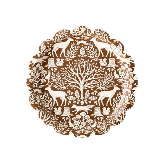 THP1147 - Woodland Toile Plate