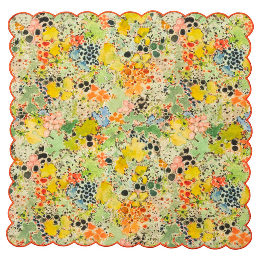 Scallop Napkin- Lichen set of 4