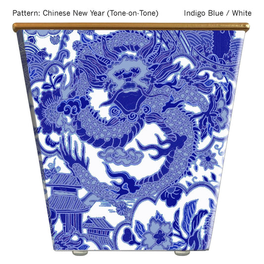 Chinese New Year (Tone-on-Tone) Cachepot Container Only