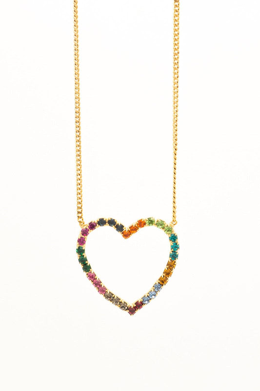 Mini Open Heart Necklace