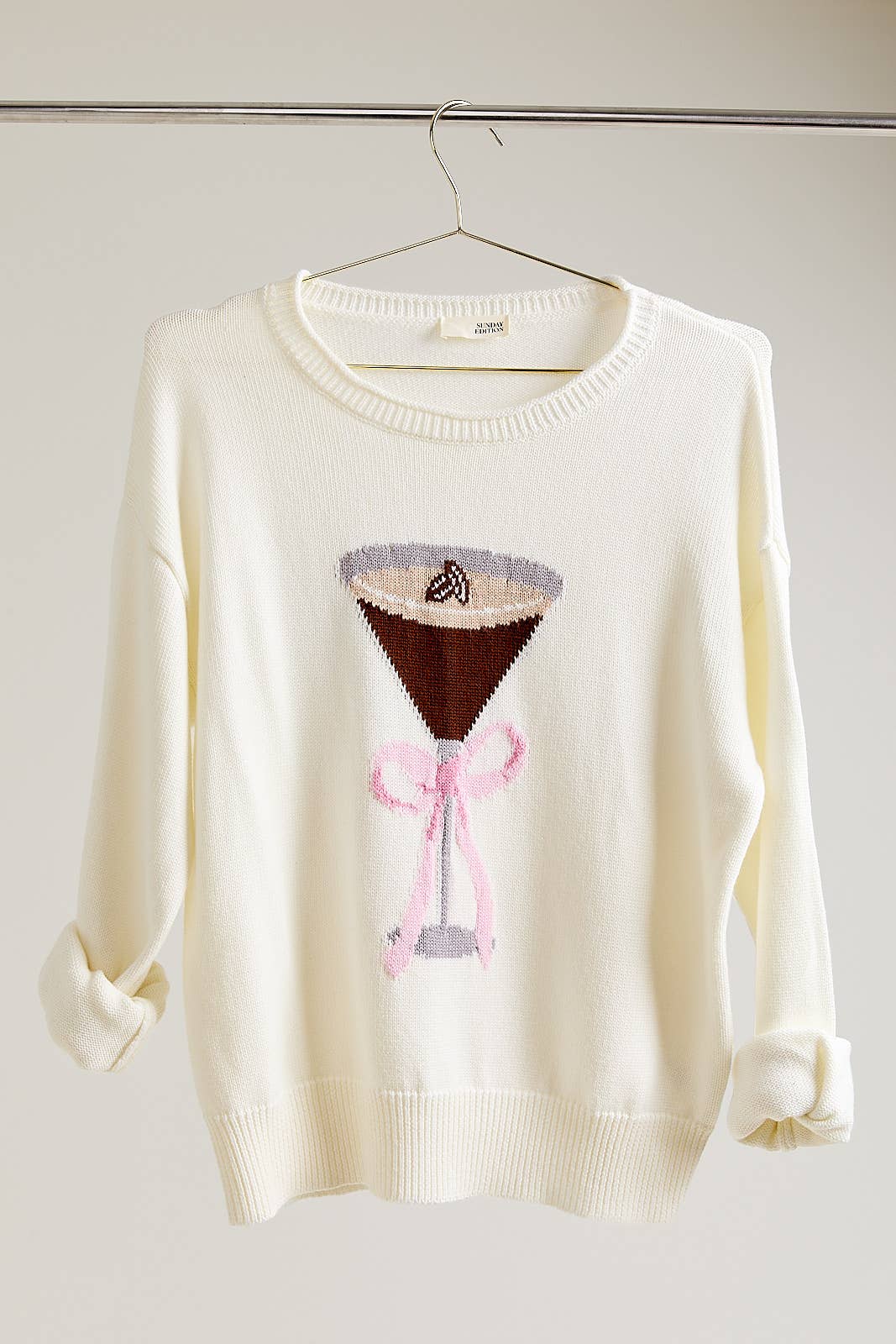 Espresso Martini Roll Neck Sweater