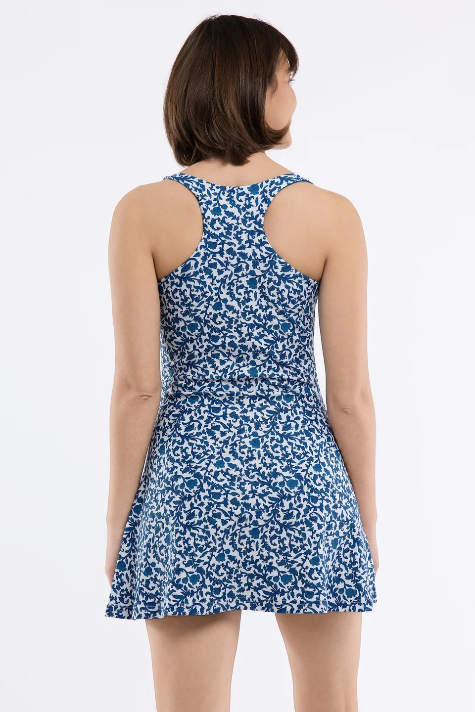 Campbell Dress in Porcelain Floral