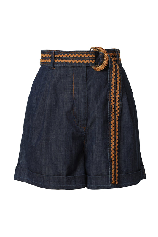 Aidy Shorts in Denim