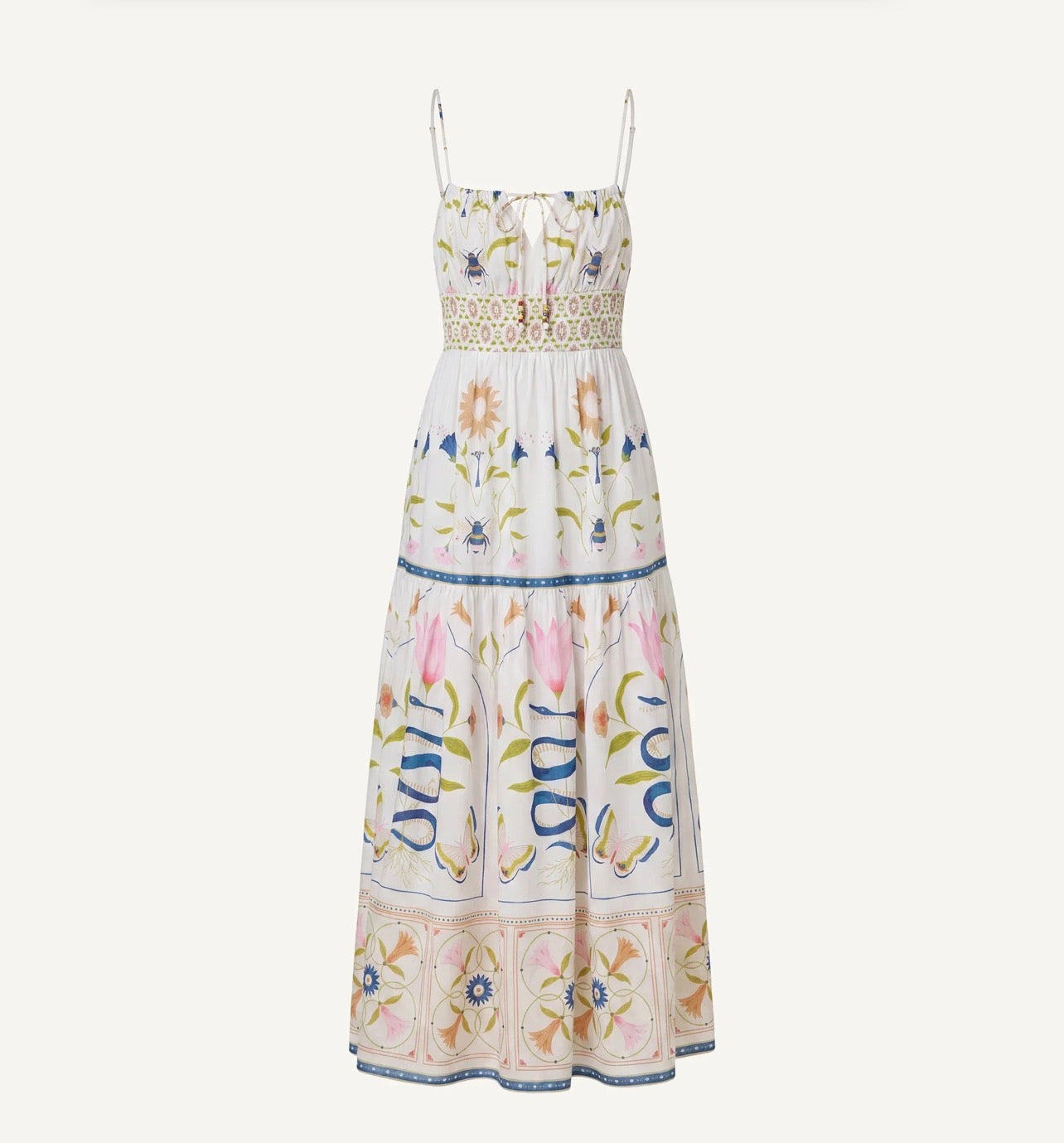 Adria Ankle Dress in Montecito Print