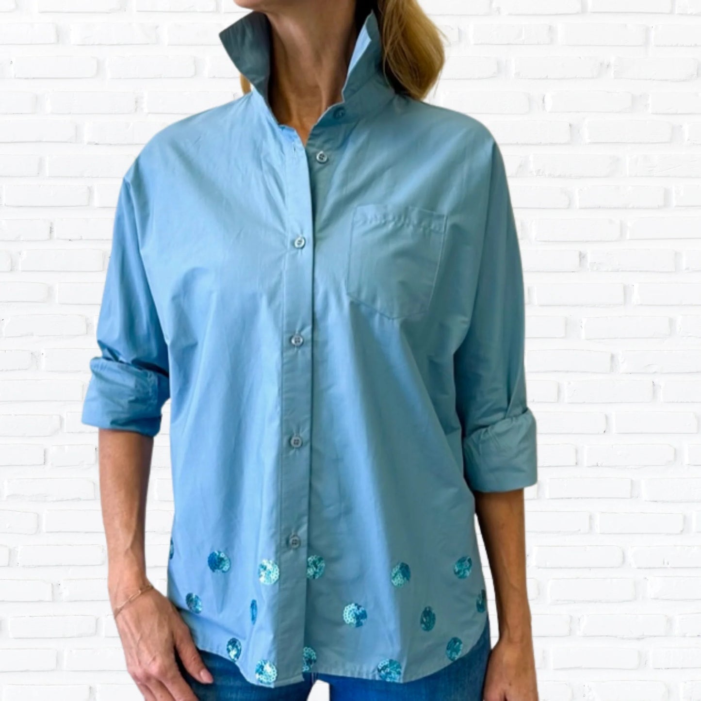 Abby Long Sleeve Swing Top Holiday