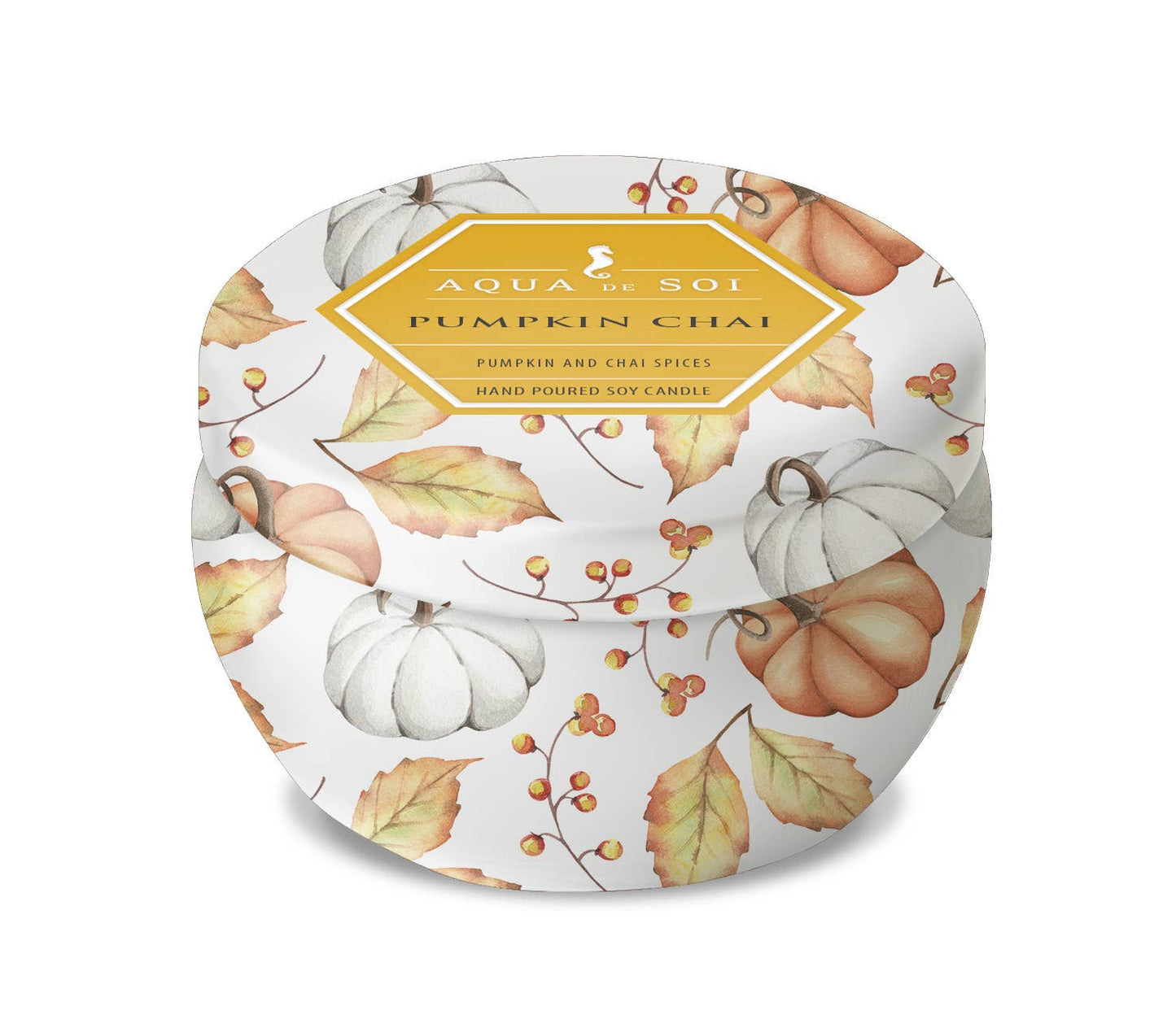 SOi Pumpkin Chai  9oz Aqua De SOi Tin Candle