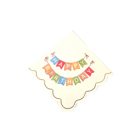 Happy Birthday Cocktail Napkins