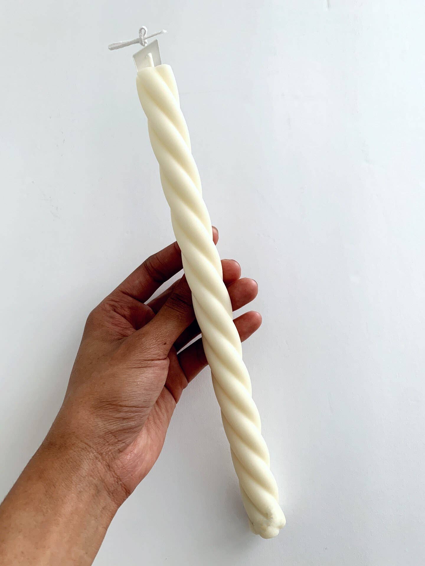 Licorice Twisted Candle, Taper Candle, Spiral Candle Individual