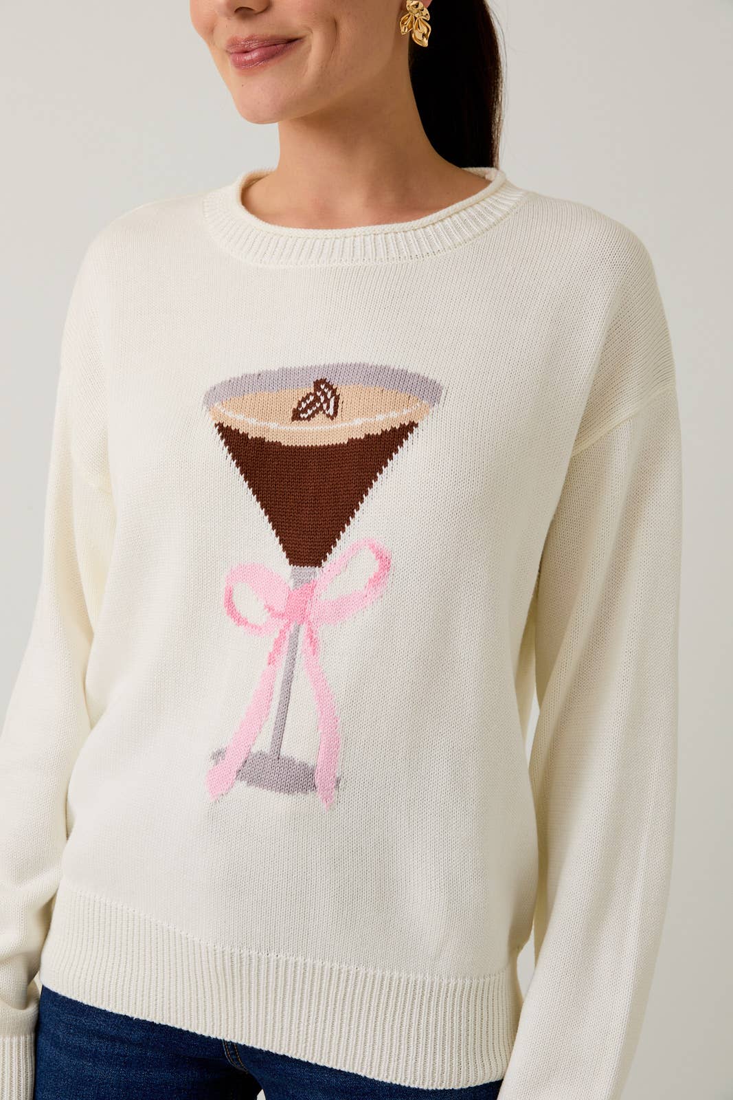 Espresso Martini Roll Neck Sweater