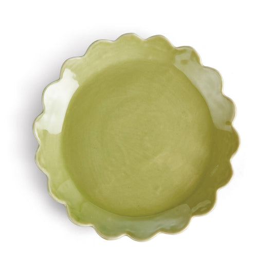 Maddie Round Tray, Green