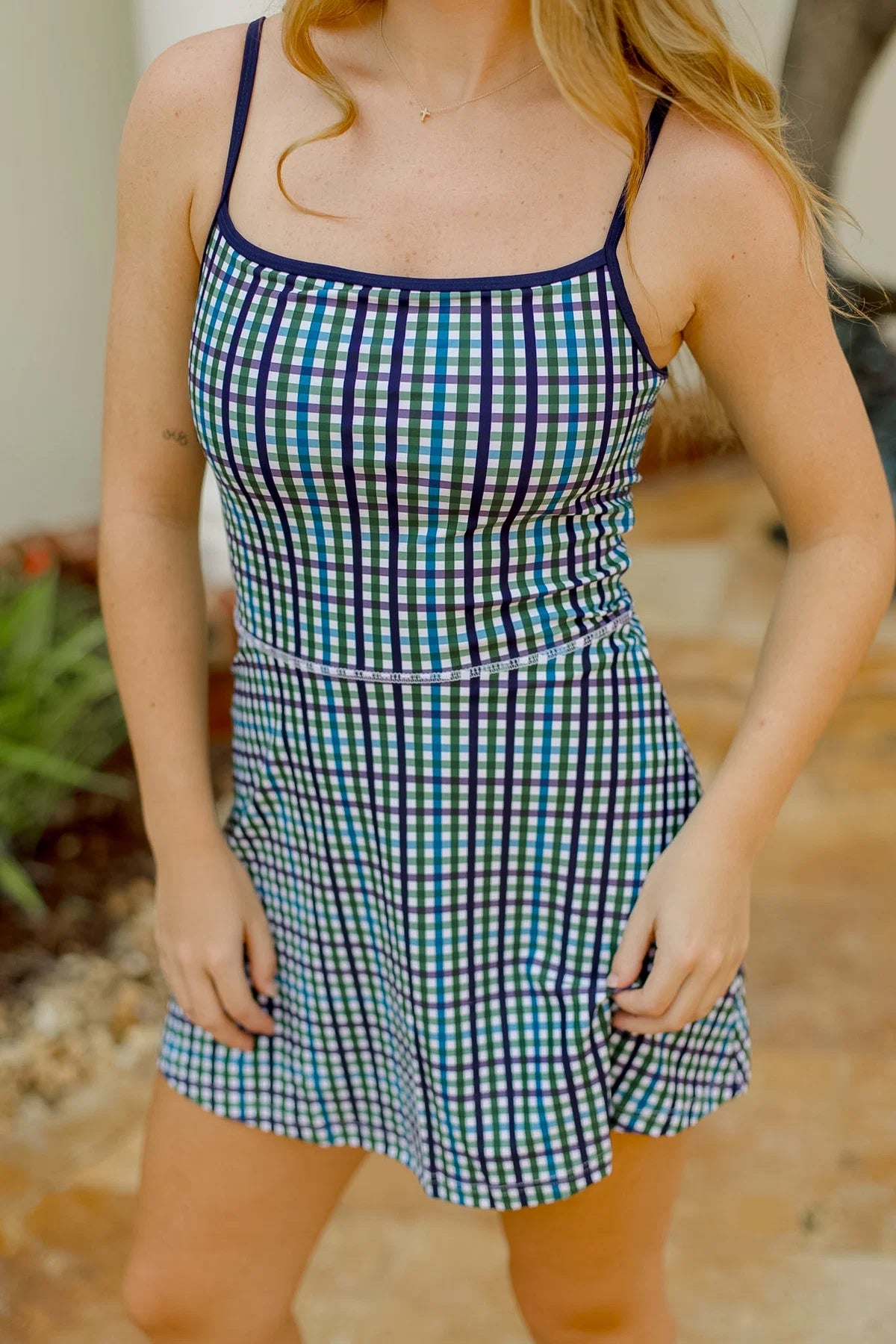 Hailey Dress in English Gingham
