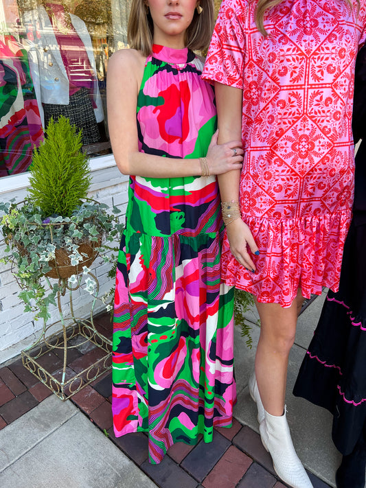 Eleana Dress in Locomotion