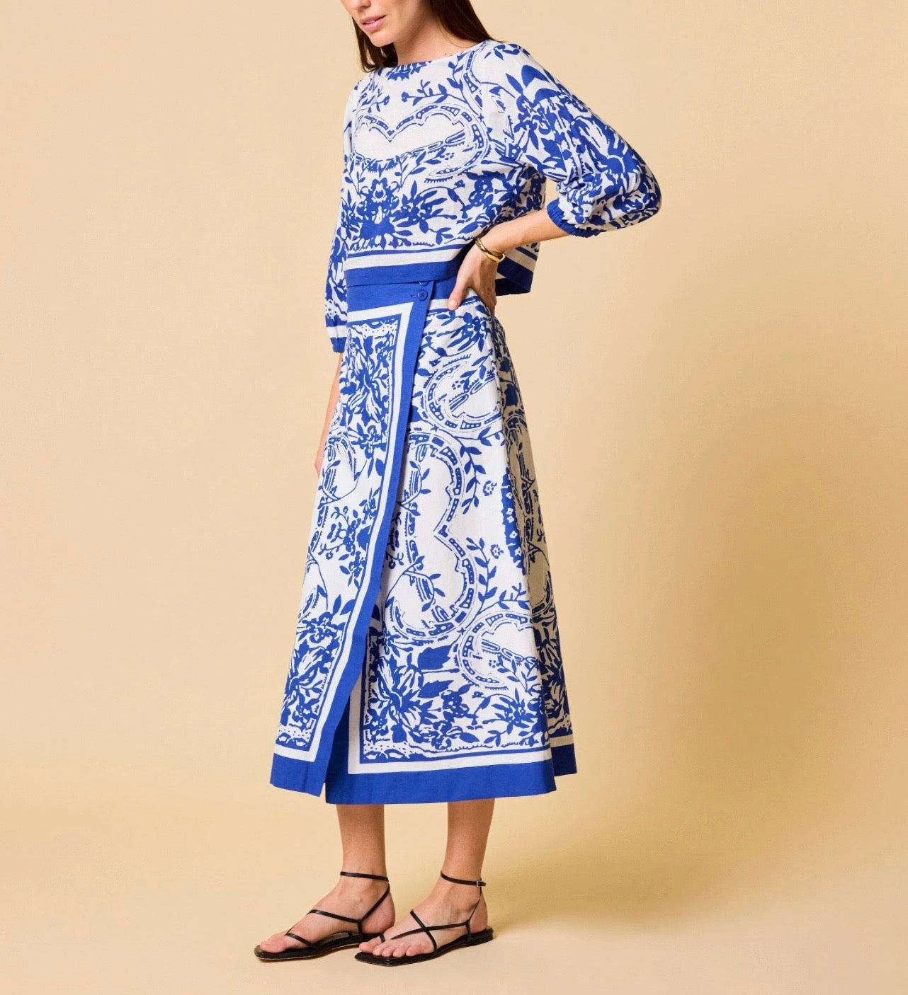 Lian Top in Altesse Print