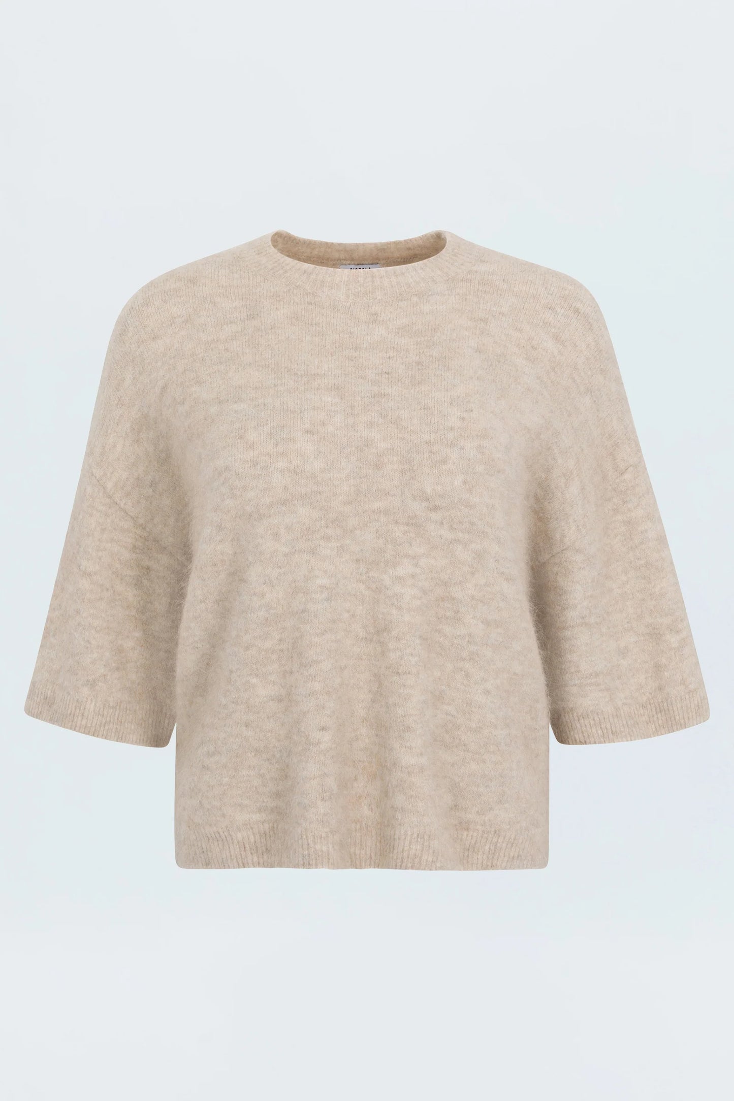 Shiloh S/S Crewneck Sweater in Oatmeal