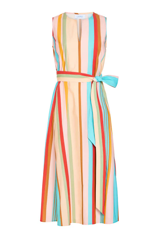 Annie Dress in Amberline Stripes