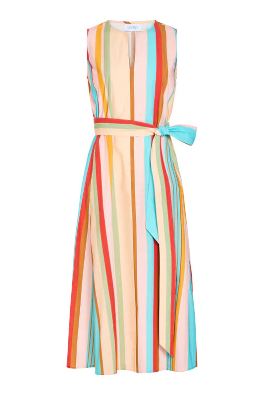Annie Dress in Amberline Stripes