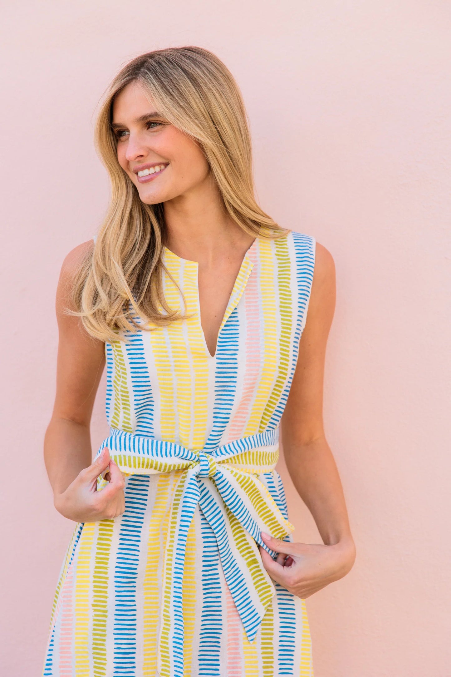 Annie Dress in Gasparilla Stripes
