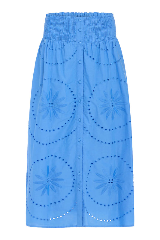 Georgia Skirt in Azul Lace