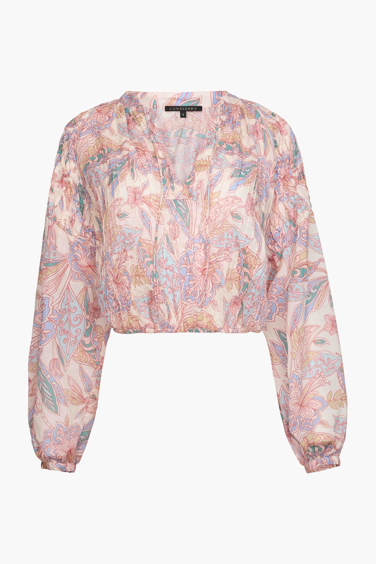 Dolly Top in Paisley Floral