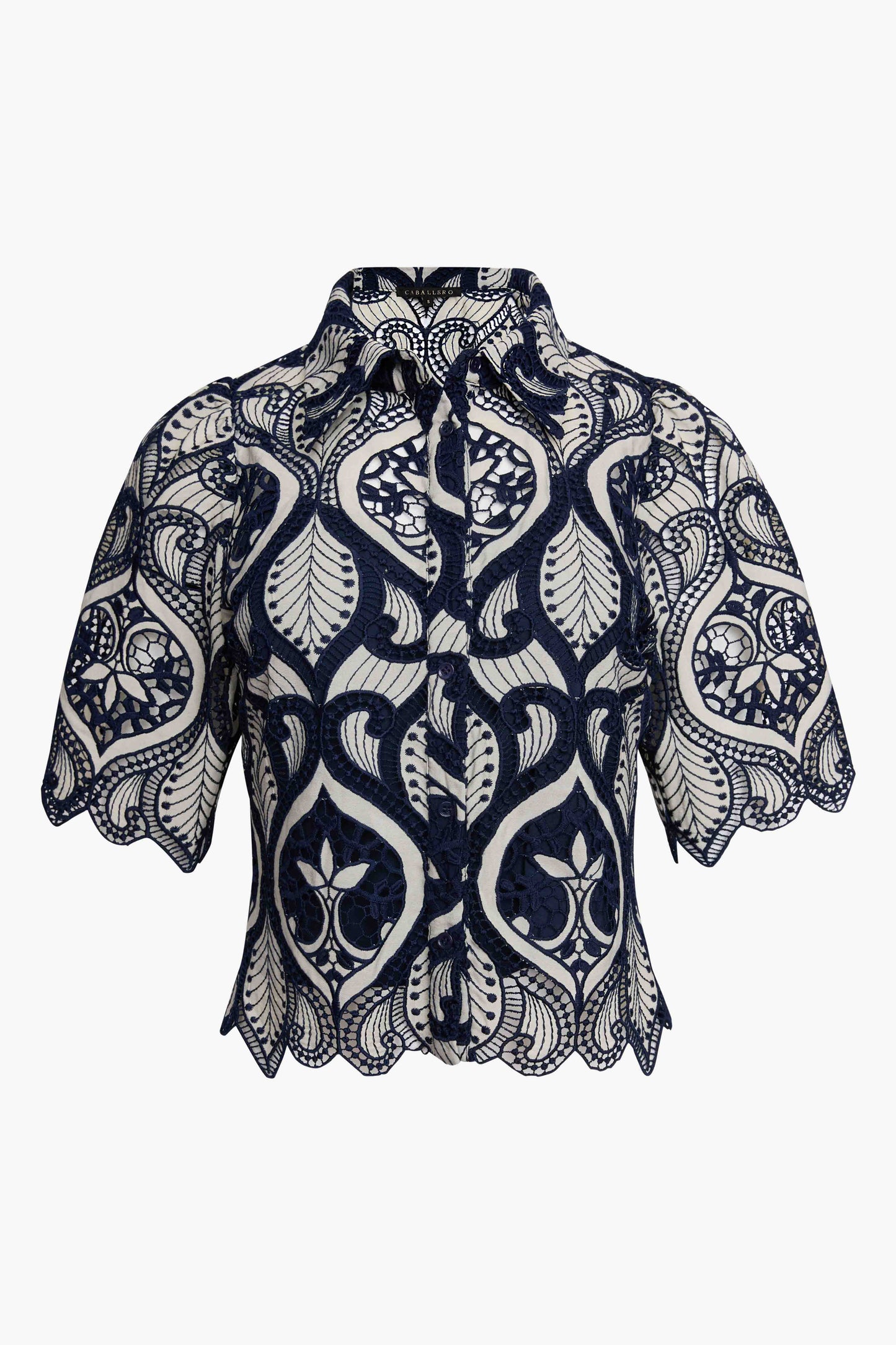 Tay Top in Navy Lace