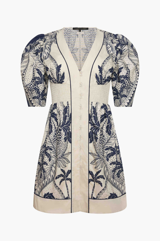 Lucinda Dress in Ink Island