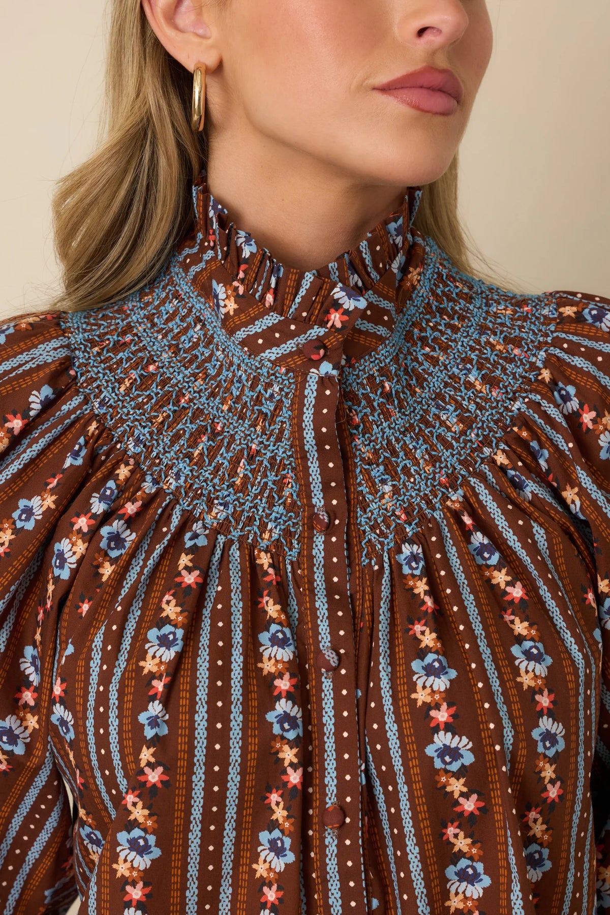Bedford Blouse in Fireside Floral