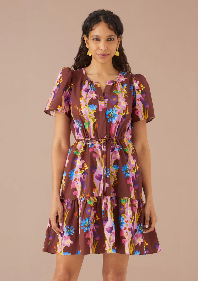 Bonnie Dress in Prairie Floral Cinnamon